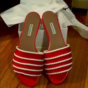 Tabitha Simmons Grosgain Ribbon Slides